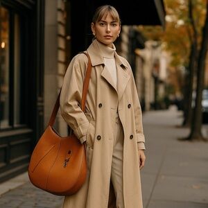 NWT Max Studio The Pebble Grain Travel Hobo Bag XL